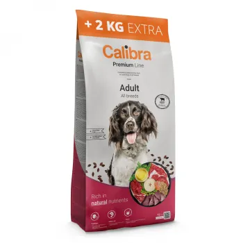 Calibra Dog Premium Line Adult Beef 12+2kg