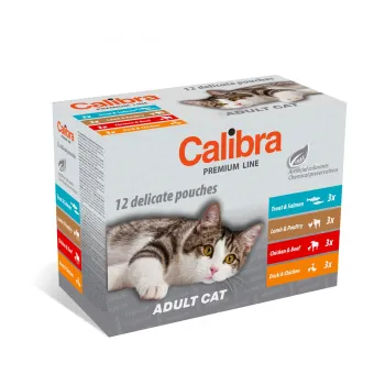 Calibra Cat kapsičky Premium Adult multipack 12x100g