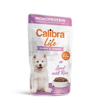 Calibra Dog Life Puppy&Junior Lamb – kapsička pre šteniatka a mladé psy, jahňacia 150 g