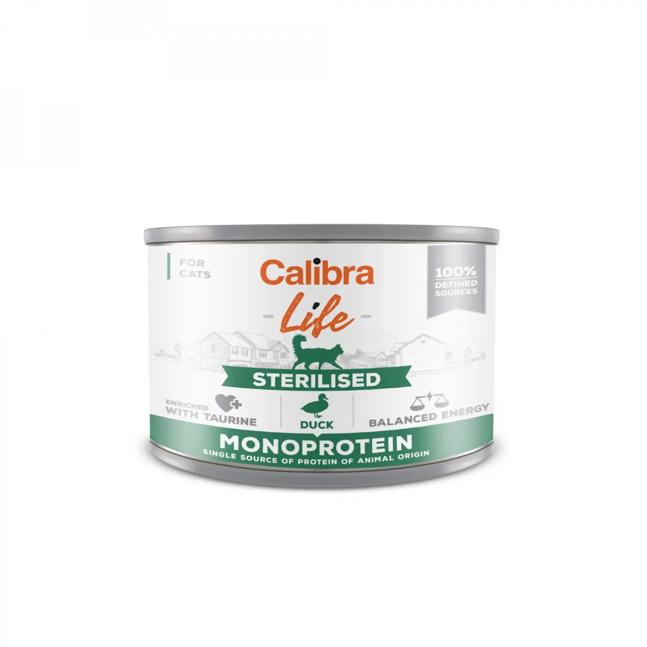 Calibra Cat Life  konz.Sterilised Duck 200g