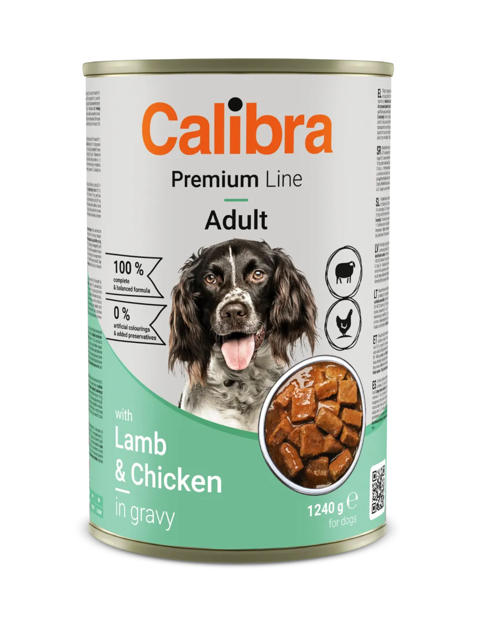 Calibra Dog Premium konzerva with Lamb&Chicken 1240g