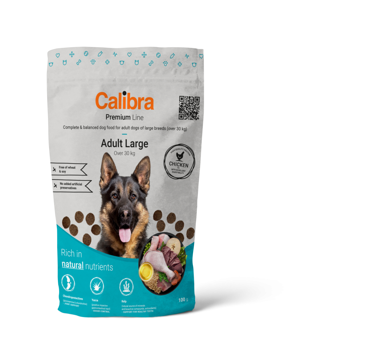 Calibra Dog Premium Line Adult Large Chicken 100g