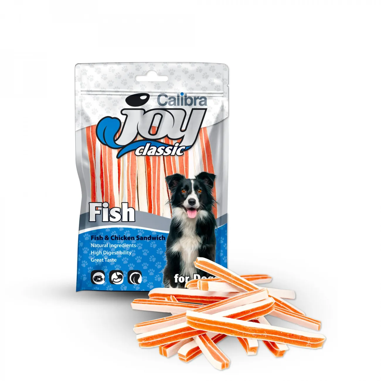 Calibra Joy Dog Classic Fish&Chicken Sandwich 80g NEW
